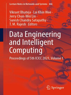 cover image of Data Engineering and Intelligent Computing